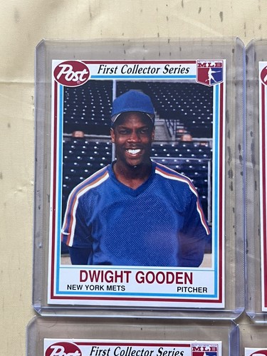 6 lot 1990 Post Cereal Cards Gooden Davis Guerrero Hershiser Grace Scott - Picture 2 of 8