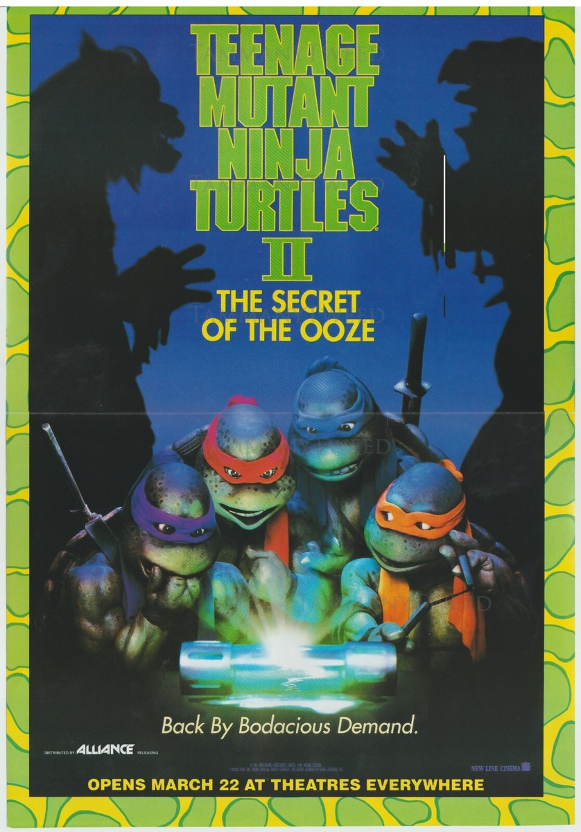 Teenage Mutant Ninja Turtles II The Secret of the Ooze Vintage