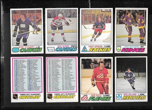 1977-78 OPC O PEE CHEE NHL HOCKEY CARD ERROR VARIATION 265-396 & INSERT SEE LIST - Picture 232 of 365