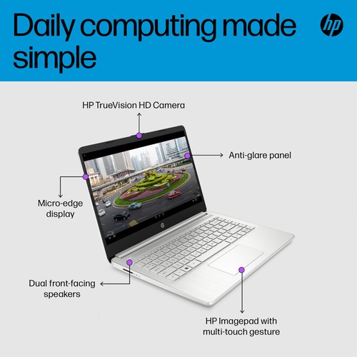 HP 14s-dq5009na Laptop Intel i5-1235U 8GB 256GB SSD 14" Full HD Windows 11 Home - Picture 11 of 16