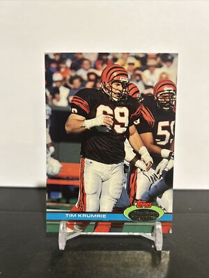 1991 Stadium Club Football Tim Krumrie Cincinnati Bengals #482