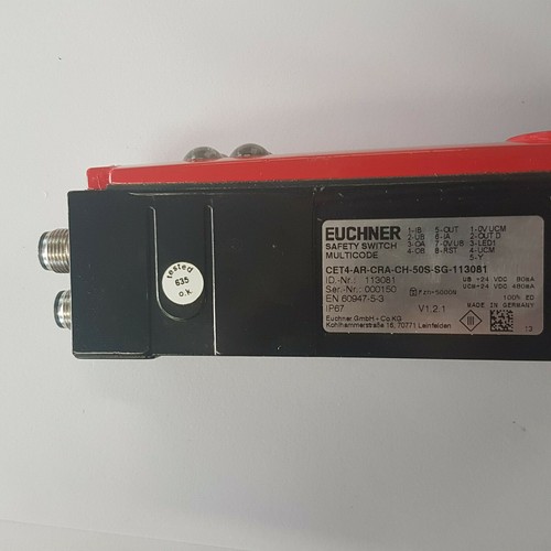 EUCHNER CET4-AR-CRA-CH-50S-SG-113081 Sicherheitsschalter - TOP - worldwide, EU, - Picture 3 of 3