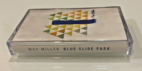 MAC MILLER - BLUE SLIDE PARK - UO Exclusive BLUE COLORED CASSETTE TAPE - SEALED - Picture 3 of 5