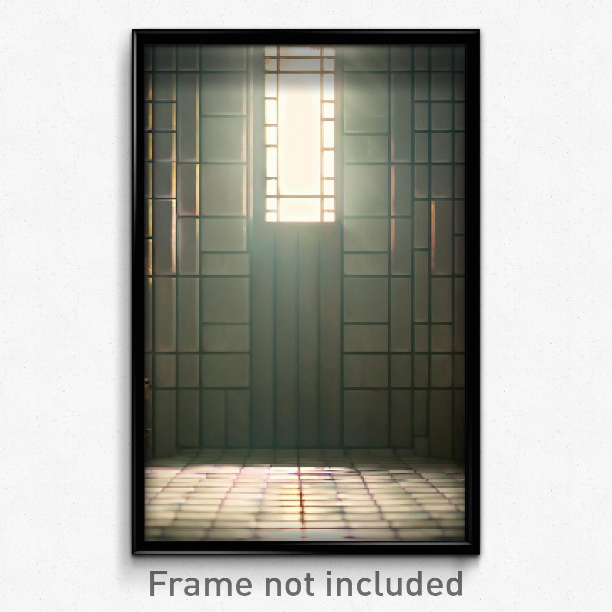 Psychedelic 8-Bit Pixel Art Haunting Tile Poster