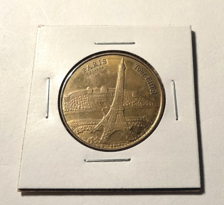 Tour Eiffel Paris France Coin Medaille De Collection (INV
