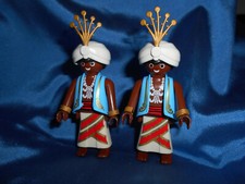 Playmobil special 4595 Sultanswache Turban 2 x Farbiger 2 figures Konvolut top