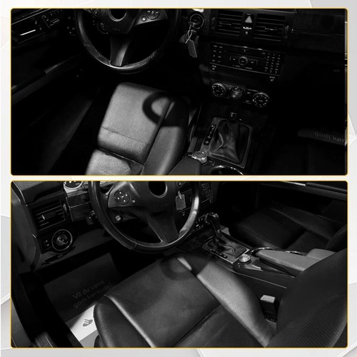 2x 2008-2014 fits Mercedes Benz C250 C300 C350 Driver Bottom Seat Cover Black - Picture 11 of 20