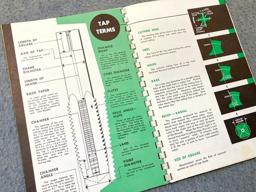 1954 GREENFIELD TAP & DIE CORP facts about taps & tapping VERY INFORMATIVE GTD - Picture 8 of 19