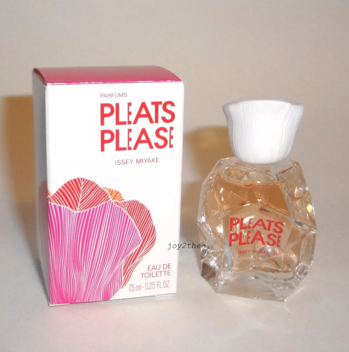 Issey Miyake PLEATS PLEASE Mini Perfume for Her Edt 7.5 ml / 0.25 oz nib