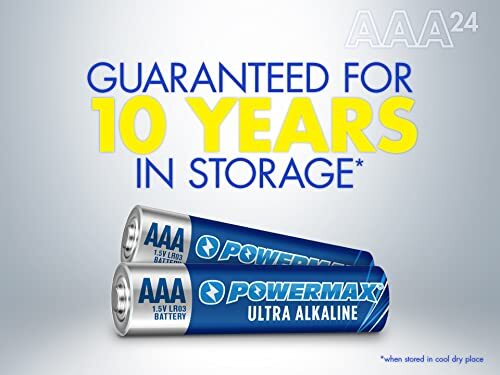 Powermax 24-Count AAA Batteries Ultra Long Lasting Alkaline Battery, New - Picture 6 of 7