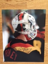 Vancouver Canucks Gary Bromley signed 8x10 W/COA pose 4