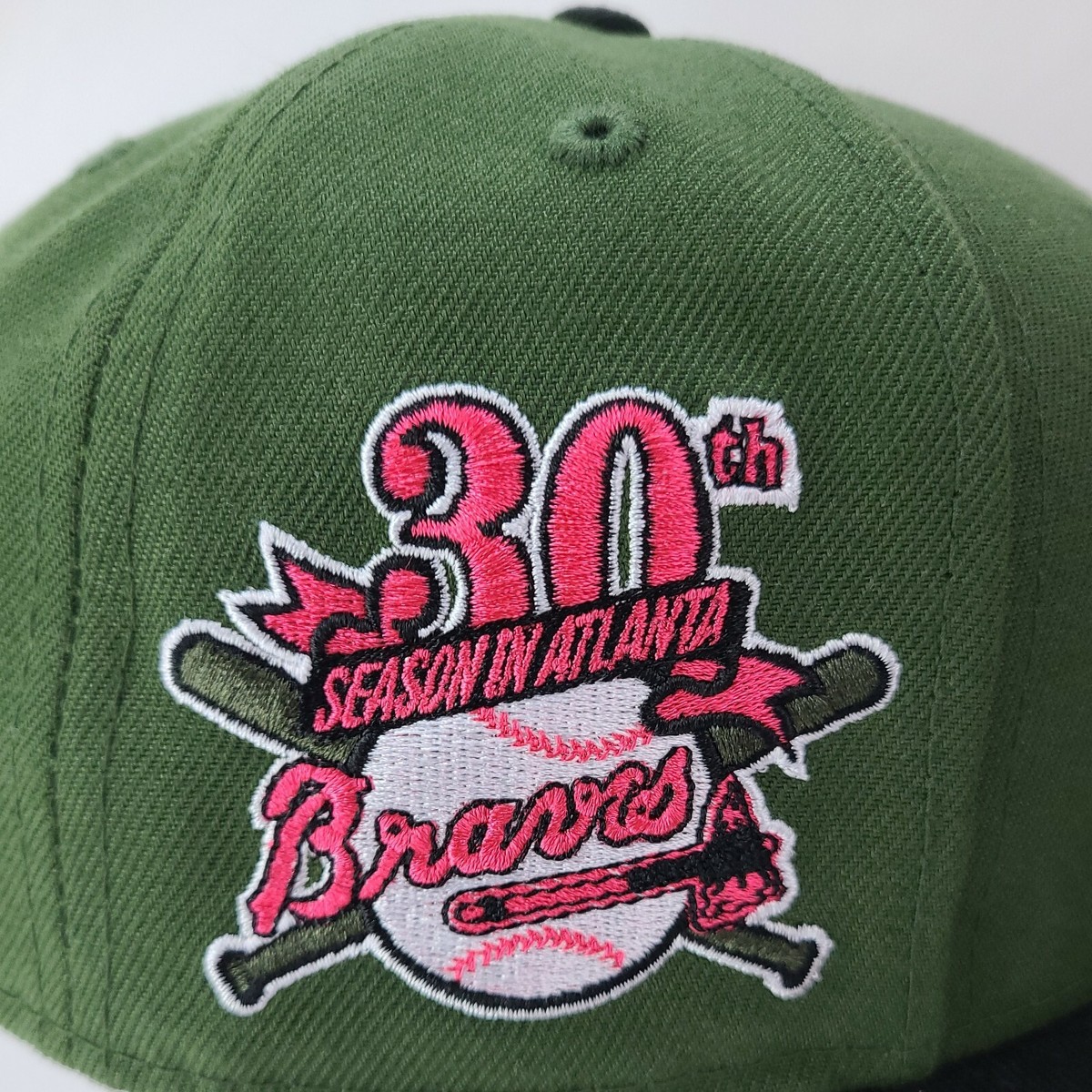 New Era Atlanta Braves 30th Season OG Green Pink Heart 59