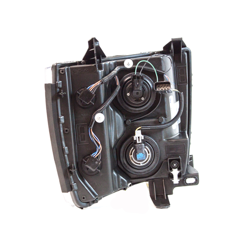 Halogen Headlight Set For 2007-2013 Chevy Silverado 1500 with Bulb(s) Pair CAPA - Picture 4 of 5