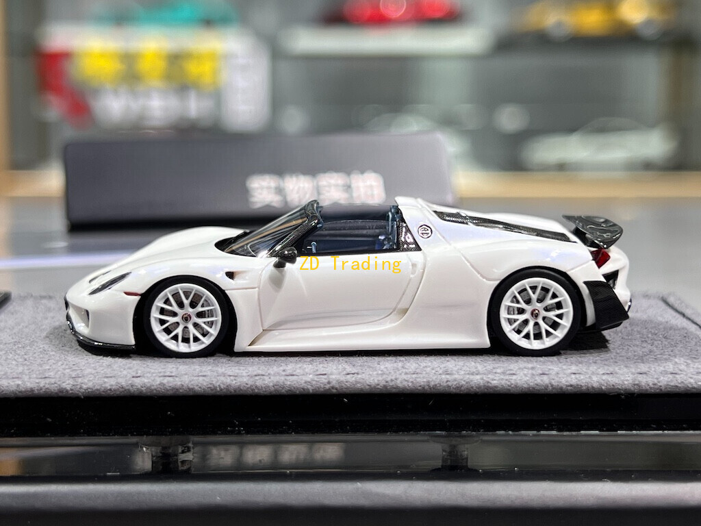 ZD Halo 1:64 White 918 Spyder Sports Model Diecast Resin Car BN | eBay