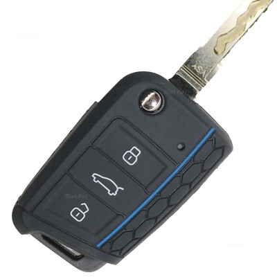 Schlüssel Silikon Hülle für VW Golf 7 Polo5 Tiguan II Touran II T-Cross Taigo