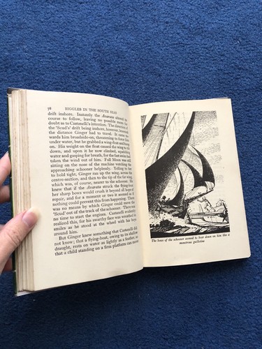 Biggles In The South Seas. Captain W.E. Johns Rare 1946 Early Oxford Edition - Picture 11 of 16