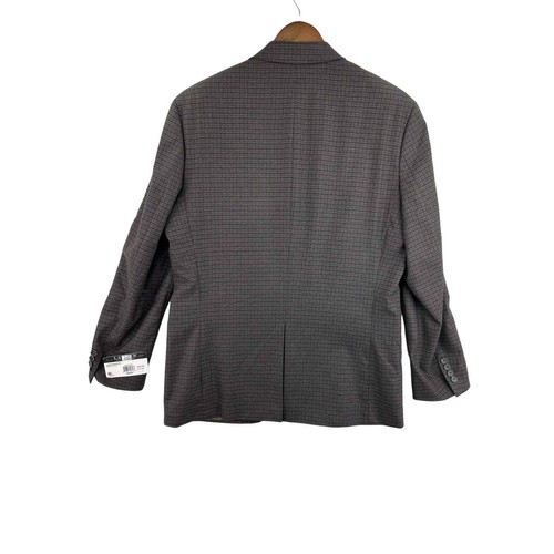 Lauren Ralph Lauren Mens Classic-Fit Ultraflex Checkered Blazer Brown Size 40R - 第 8/14 張圖片