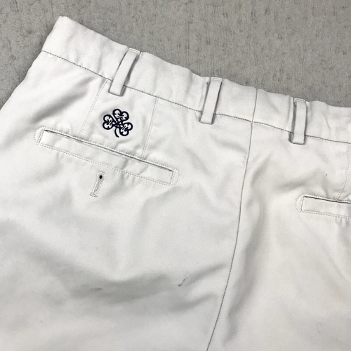 Peter Millar Shorts Mens 34 Gray Salem Performance Erin Hills Golf Logo Chino - 第 9/11 張圖片