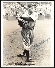 Charley Charlie Chas Gehringer Signed Auto 8x10 Photograph (no COA)