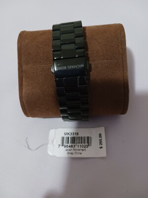 Michael Kors Slim Runway Rose Gold-Tone Pave Zebra Pattern  display picture 1