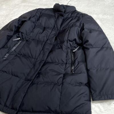 Burberry Down Jacket Black Nova Check Ladies Size M From Japan