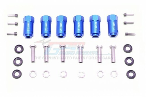 GPM TRX6010/23MM ALLOY HEX ADAPTERS 23MM For 1/10 RC TRAXXAS TRX-6 6X6 8269 - Picture 3 of 9