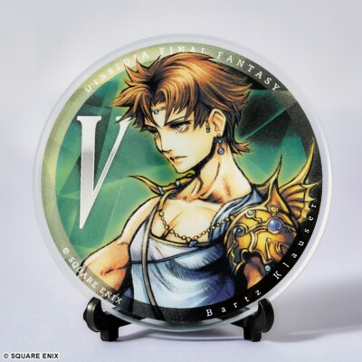 Final Fantasy I II III IV V VI VII Display Glass Plate Collection