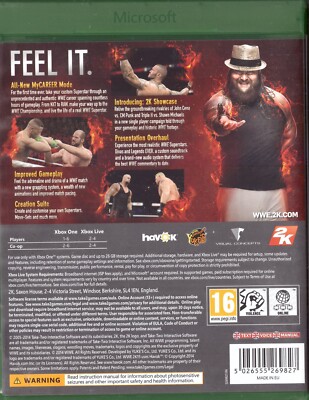 WWE 2K15 Microsoft Xbox One Wrestling Fighting Game 5026555269827
