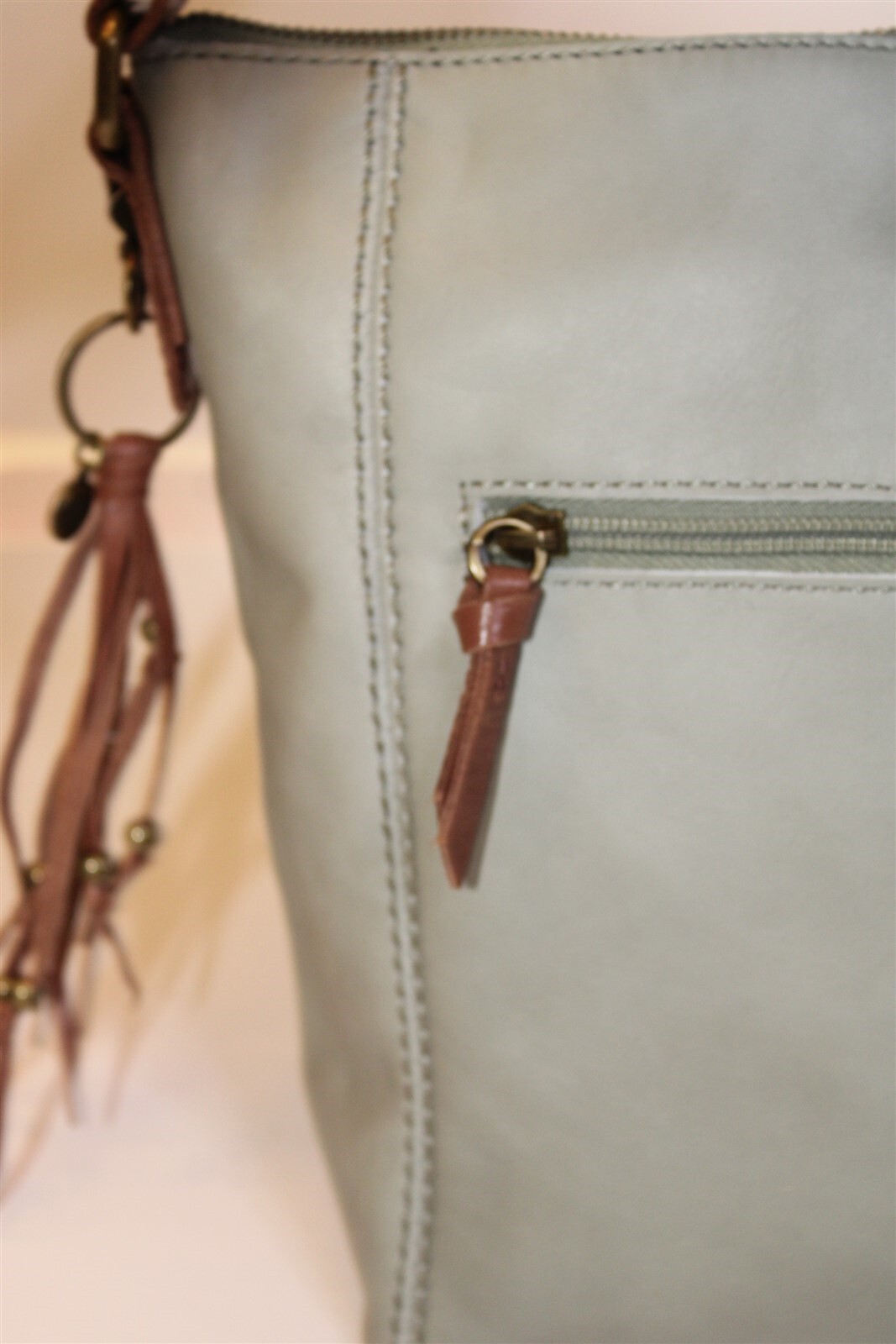 The Sak Ashland Leather Crossbody NWD Meadow Green Small Shoulder Purse