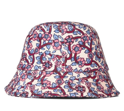 ISABEL MARANT CAPPELLO DONNA HALEY FLORAL PRINT LOGO BUCKET HAT CU001XFAA1C18A23 - Picture 2 of 3
