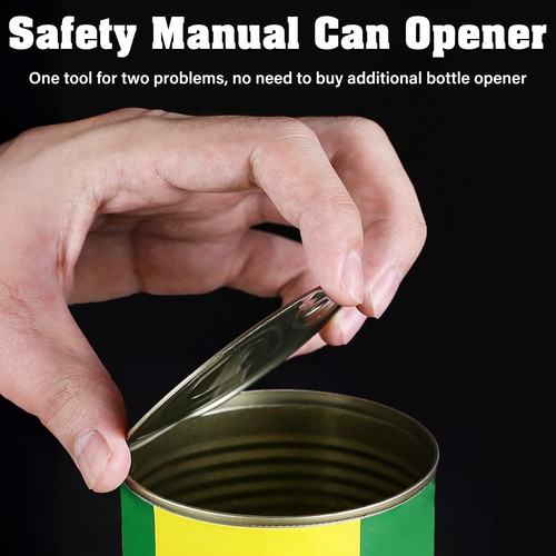 Commercial Can Opener Stainless Easy Crank + Magnet Heavy Duty Ergonomic Design - Picture 4 of 9