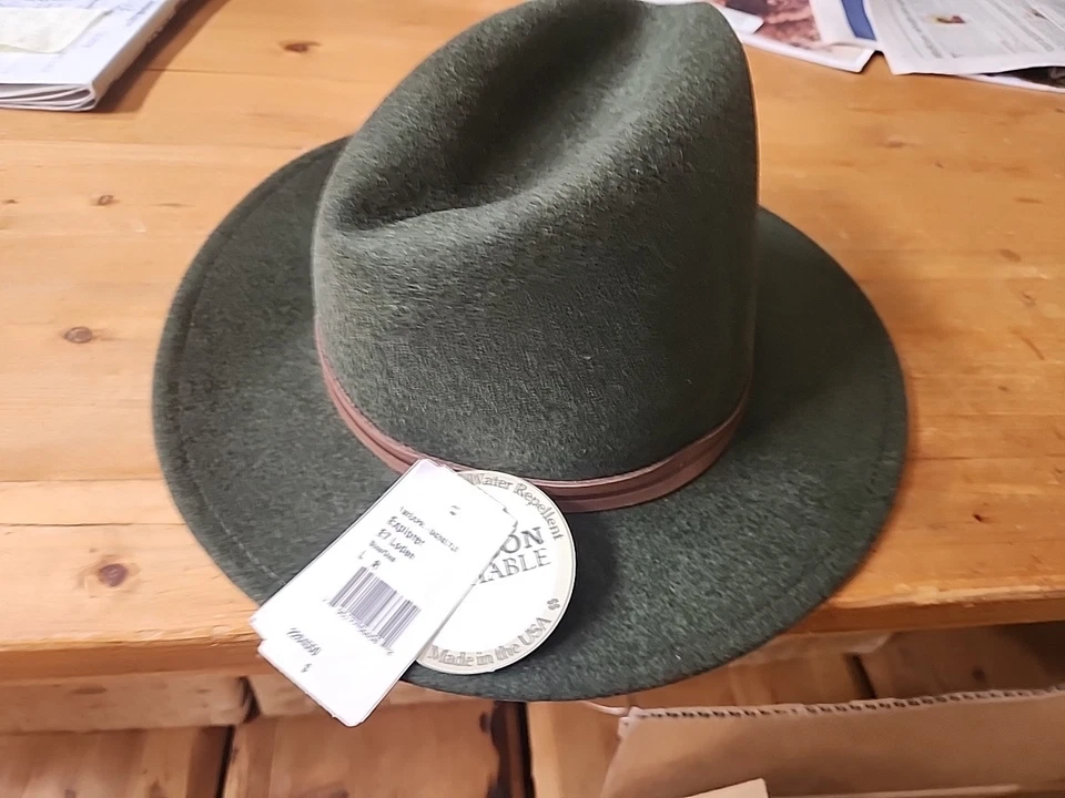 Chapéu Stetson Explorer tamanho G, verde Loren - Imagem 2 de 4