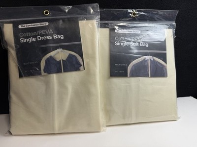 CONTAINER STORE SUIT BAG & DRESS BAG NEW