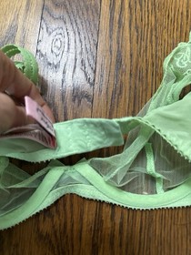 Agent Provocateur Mint Green Mesh Tulle Bra 32C