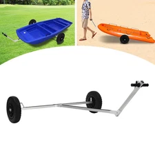 Boat Trailer Dolly Aluminum Alloy Inflatable Boat Kayak Sailboat Trailer Mover