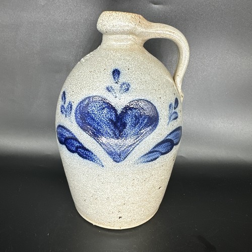 Rowe Pottery Salt Glaze #3 Jug Aand Candleholder - Picture 2 of 6