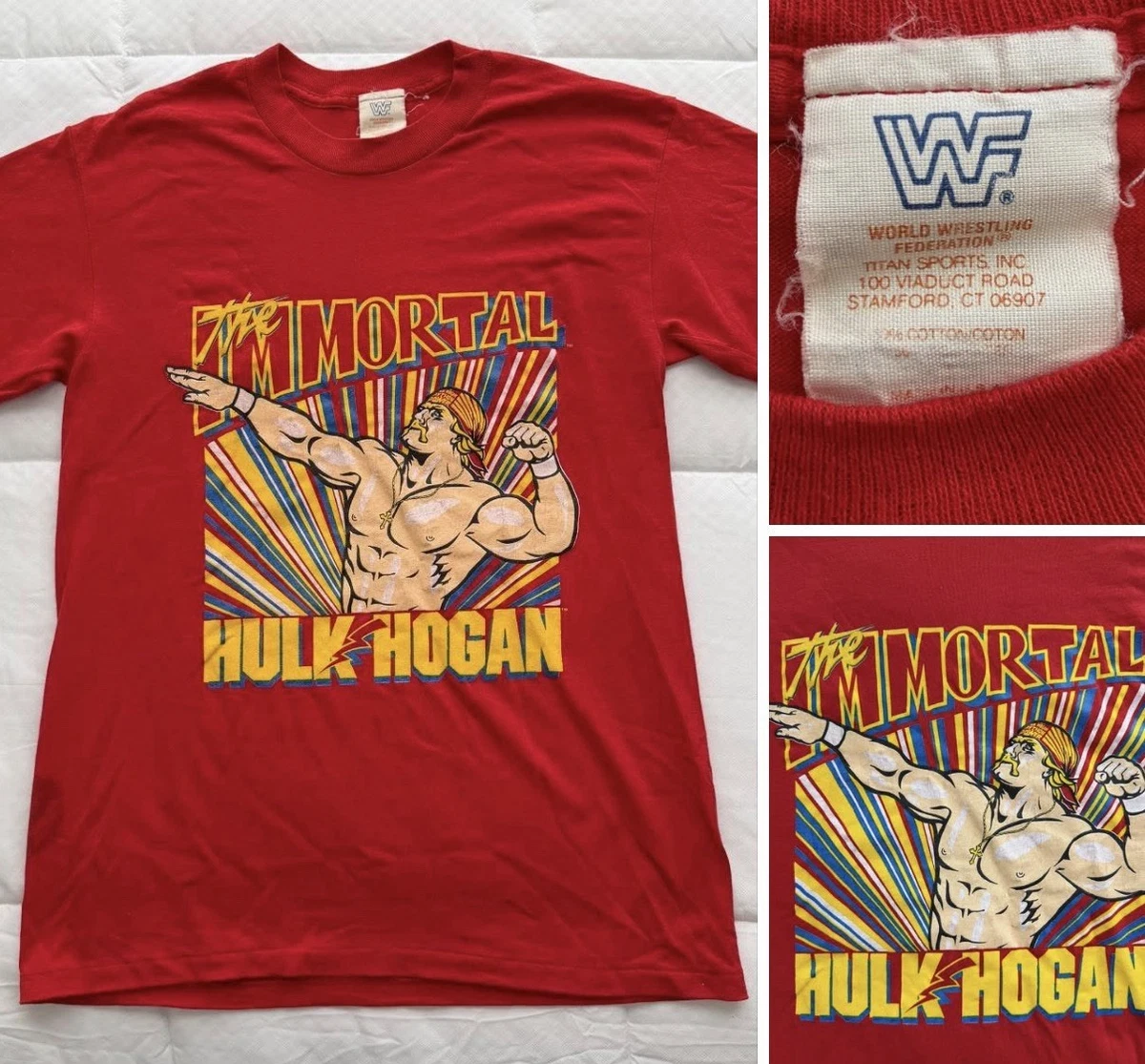 Hulk Hogan WWF Wrestling Shirts for sale | eBay