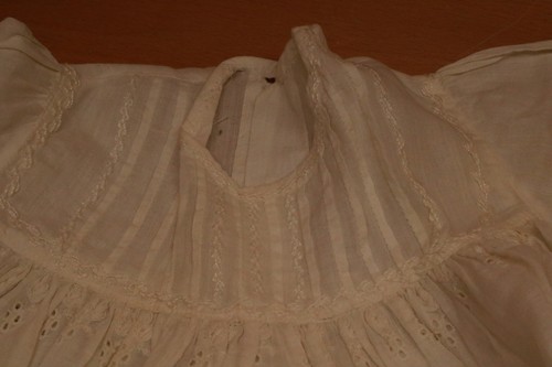 Antik 1922 Baby Taufkleid Taufkleid üppige Spitze langer Rock - Navarra - Bild 8 von 24