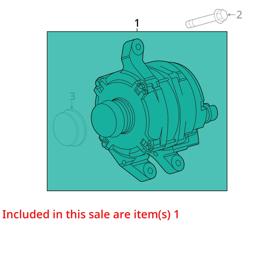 Conjunto de carga generador alternador motor OEM Y4KYT Ford Transit-150 Foto 3 de 4