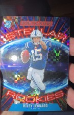 2025 Panini Rookies & Stars - Stellar Rookies Riley Leonard #6 Red /99 (RC)
