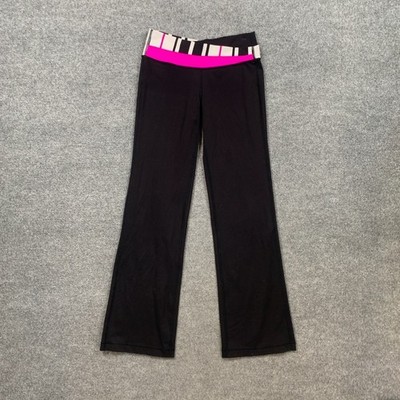 Lululemon Pants Womens 6 Black Astro Crossover Waistband Flare