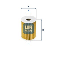 ÖLfilter Ufi 25.091.00 Filtereinsatz FüR Chevrolet Captiva C140 L07 C100 Antara