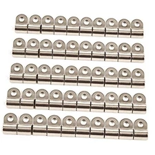 50 Brake Line Clamps 3/16 Inches Stainless Steel for Cars Off-Road ATV Sand 