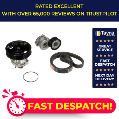 Drive Belt Kit fits VAUXHALL AGILA B 1.3D 08 to 14 Z13DTJ Set Gates Quality New
