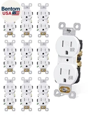 15 Amps Outlets Duplex Electrical Receptacle Outlets,Weather Resistance & Tamper