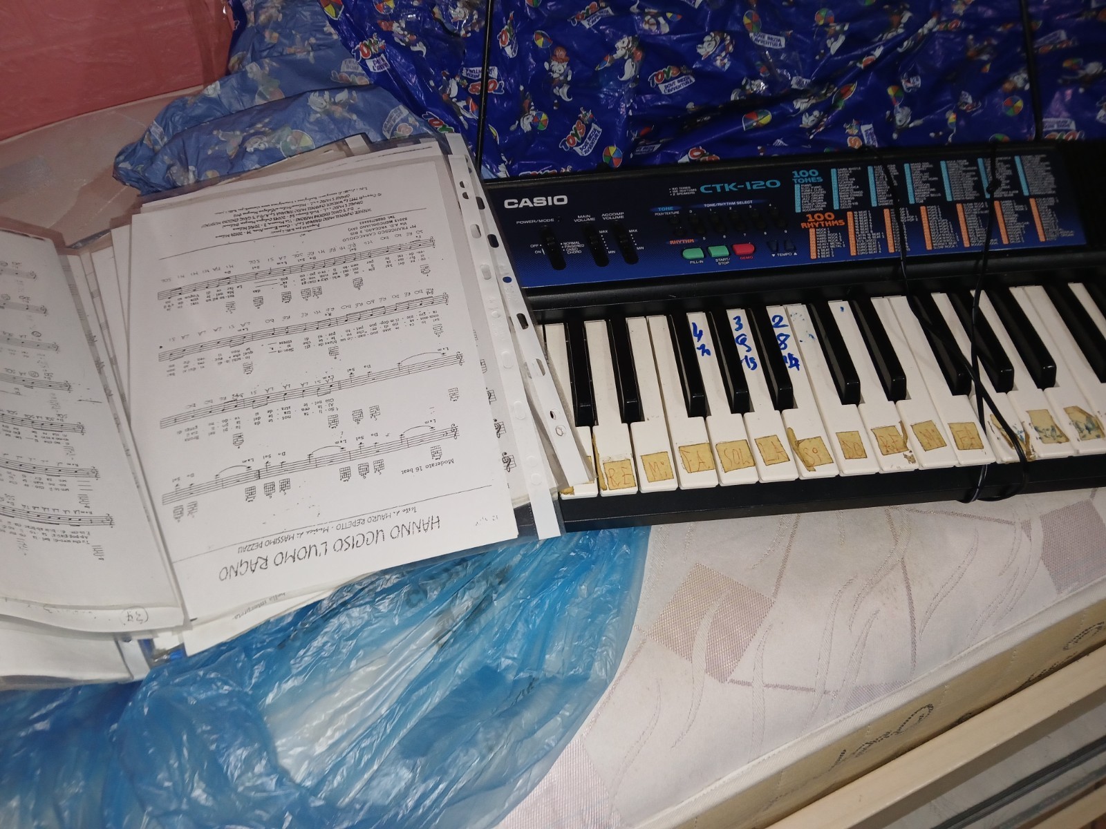 Pianola Casio CTK 120 usata in buone condizioni foto 2