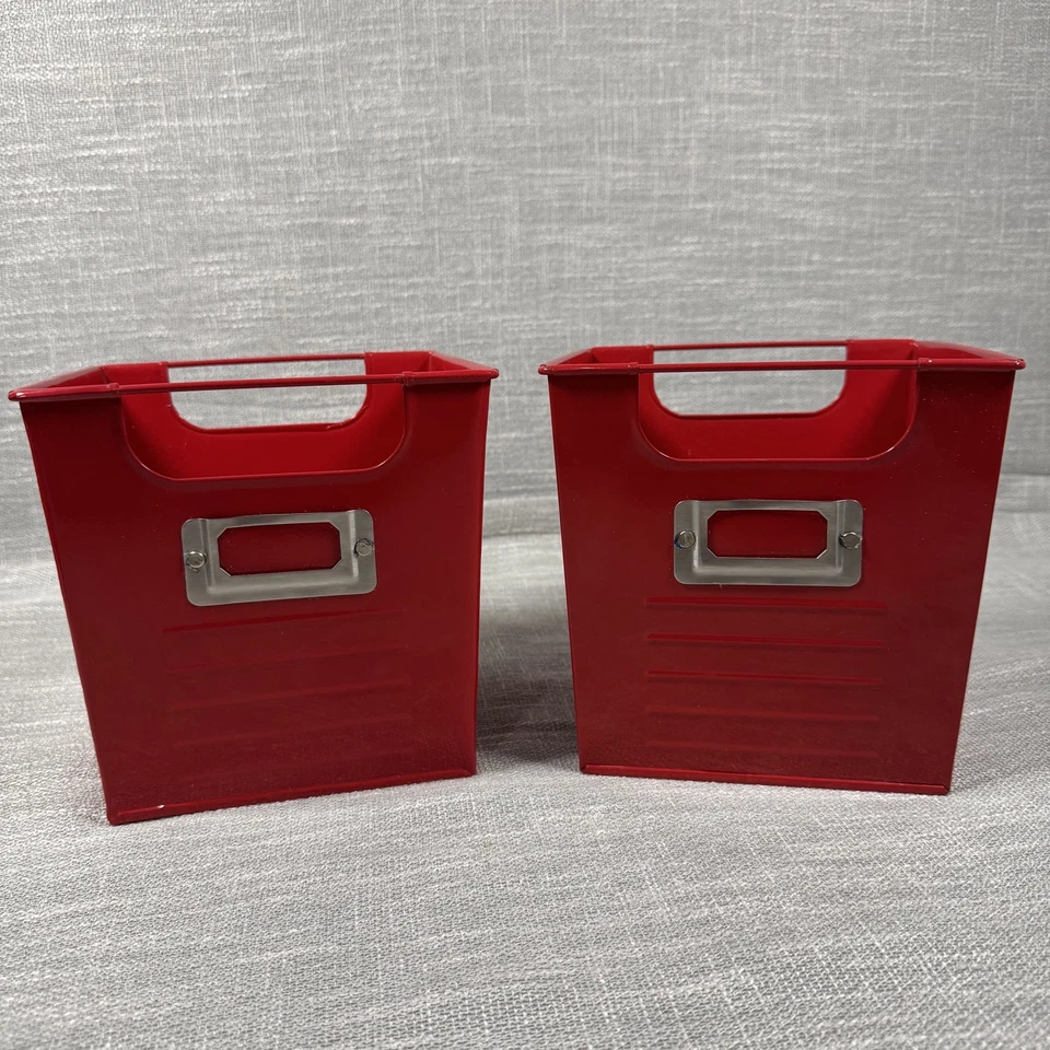 (2) Drawer organizers | Locker Room | Red | Sports Theme | Desk | Closet | Decor - Image 2 of 4