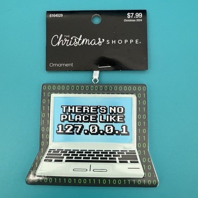 Laptop, Computer Nerd, Geek, Gamer, Christmas Ornament NWT