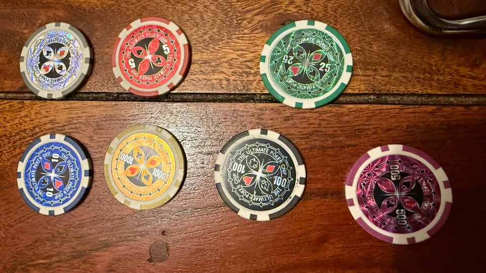 500 Piece Casino Ultimate Poker Chip Set In Aluminium Case - Image 4 of 4