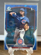 2023 Bowman Sapphire Jefferson Rojas #BCP-70 1st Bowman Chrome Chicago Cubs